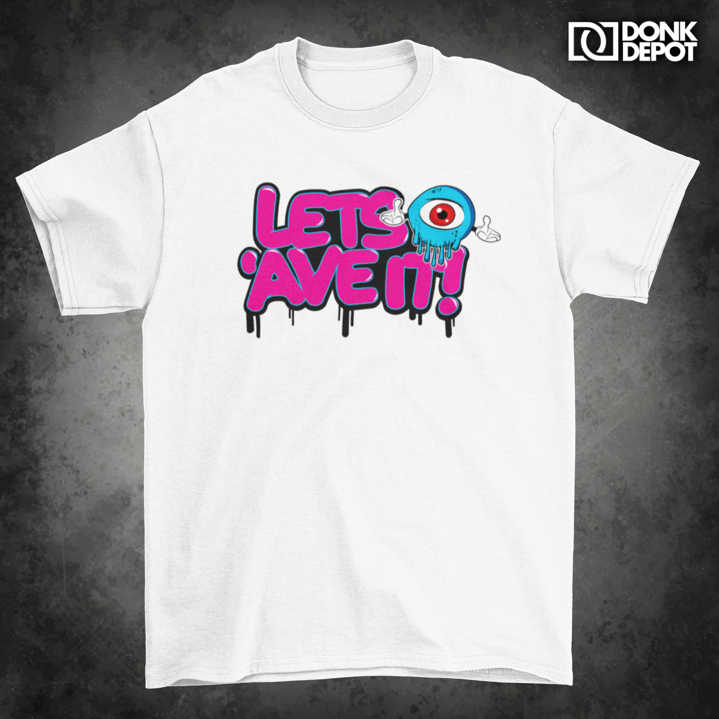 Lets Ave It logo t-shirt (White)