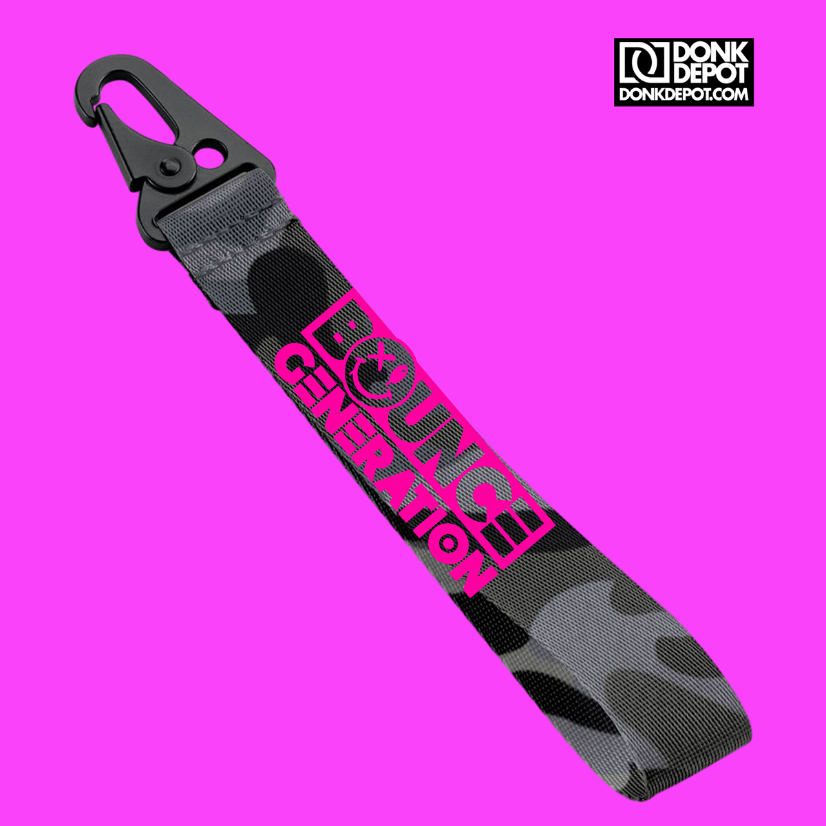 The Bounce Generation Key Ring (GREY CAMO)