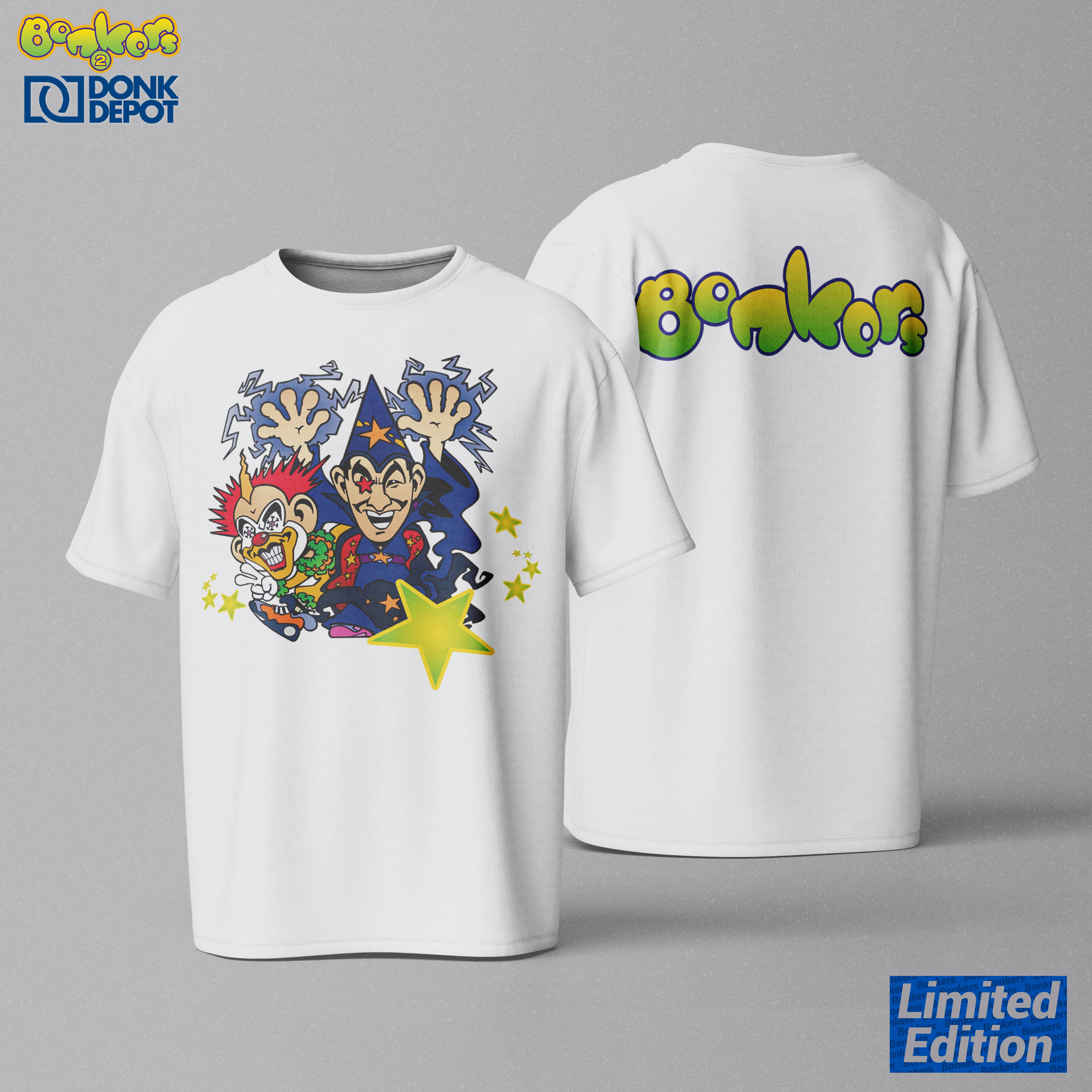 Bonkers 2 Limited Edition T-Shirt (White) – Donk Depot