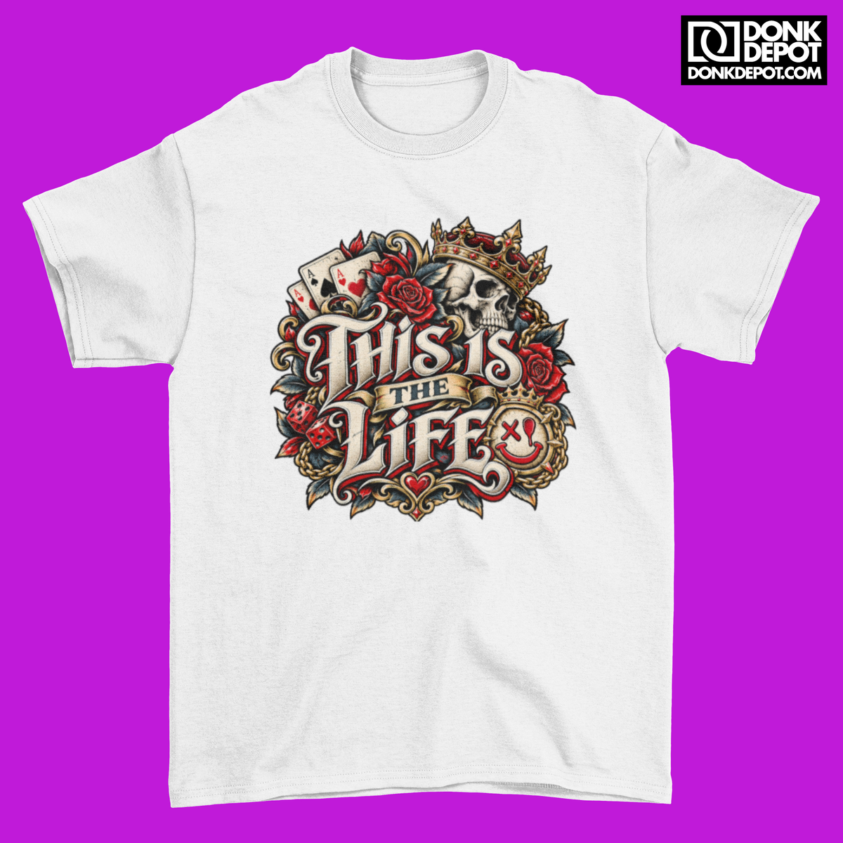 This Is The Life - T-Shirt (WHITE)