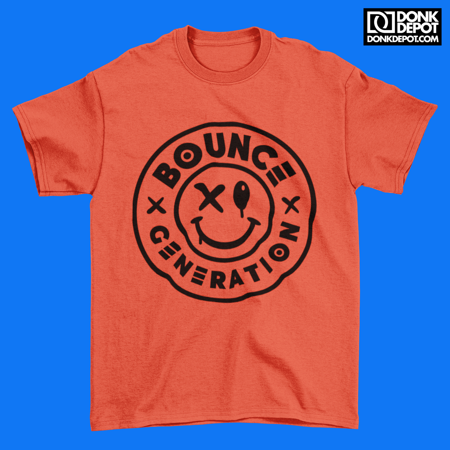 Bounce Generation T Shirt (Orange/Black)