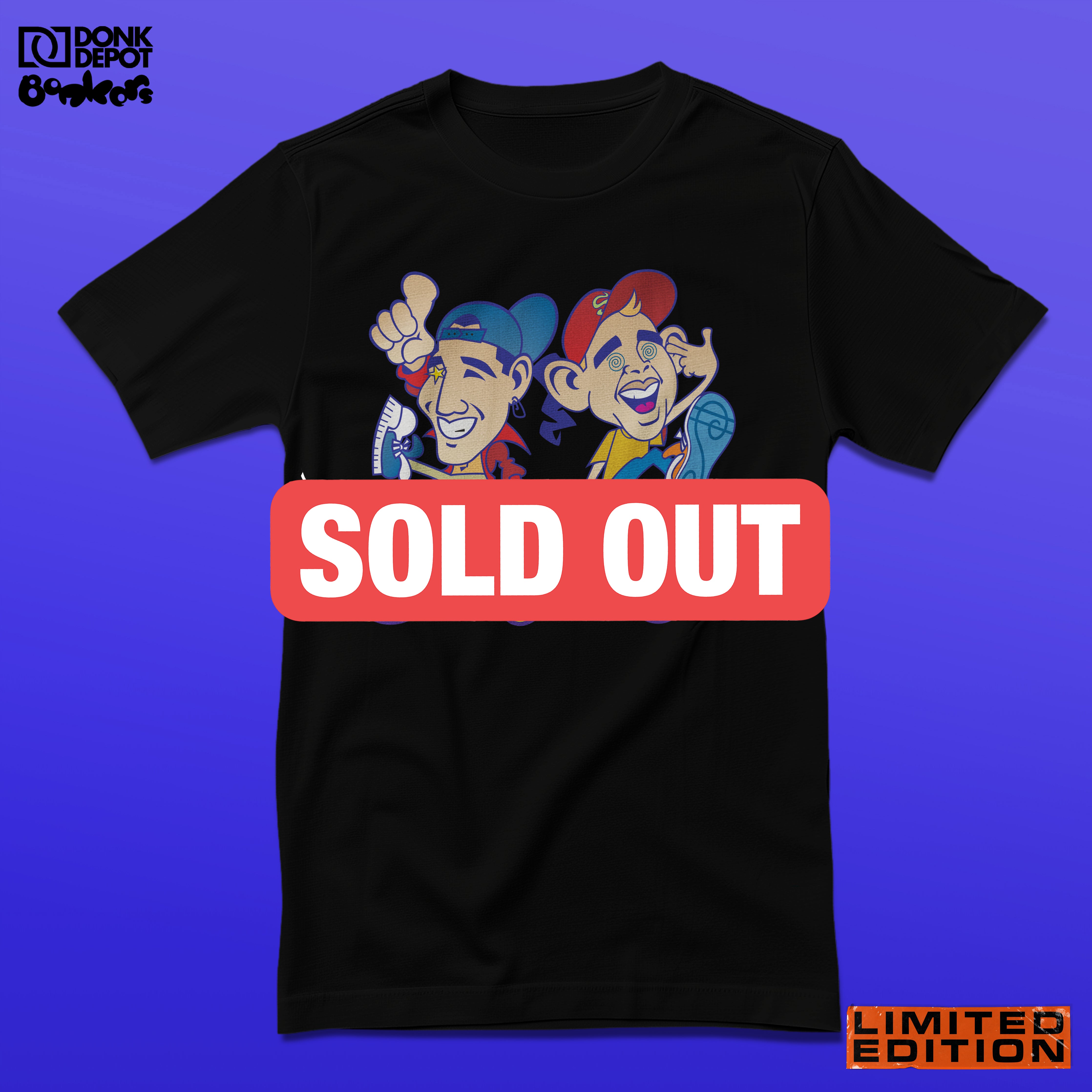 Bonkers 1 Limited Edition T-Shirt (Black) – Donk Depot