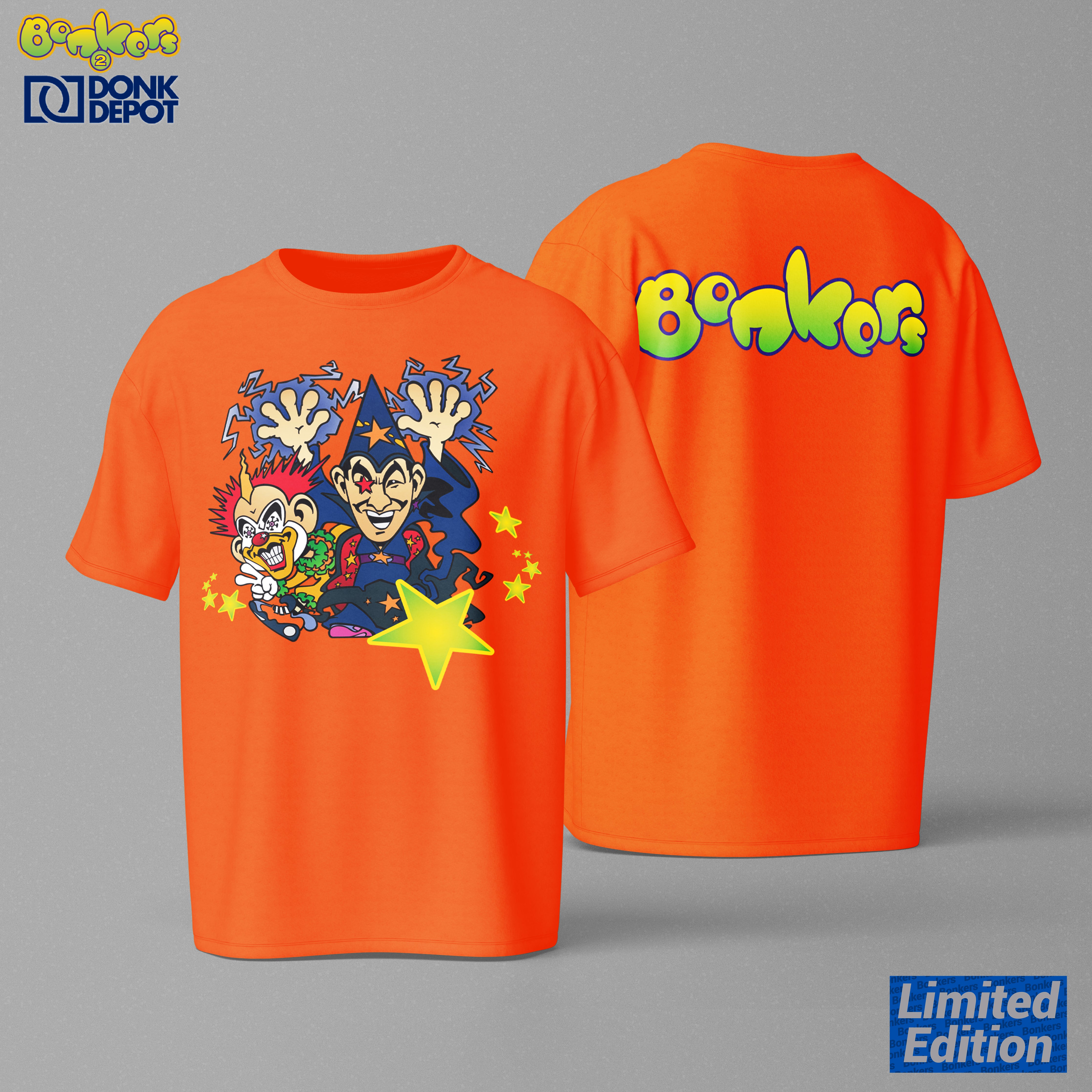 Bonkers 2 Limited Edition T-Shirt (Orange) – Donk Depot