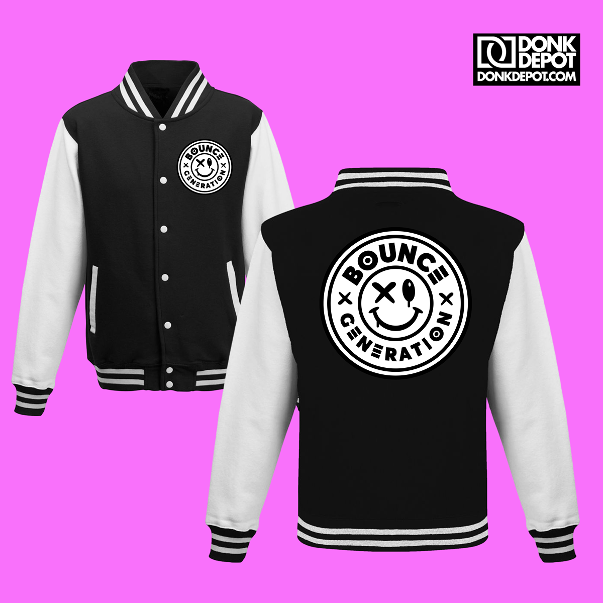 Bounce Generation Varsity Jacket (Solid Logo)