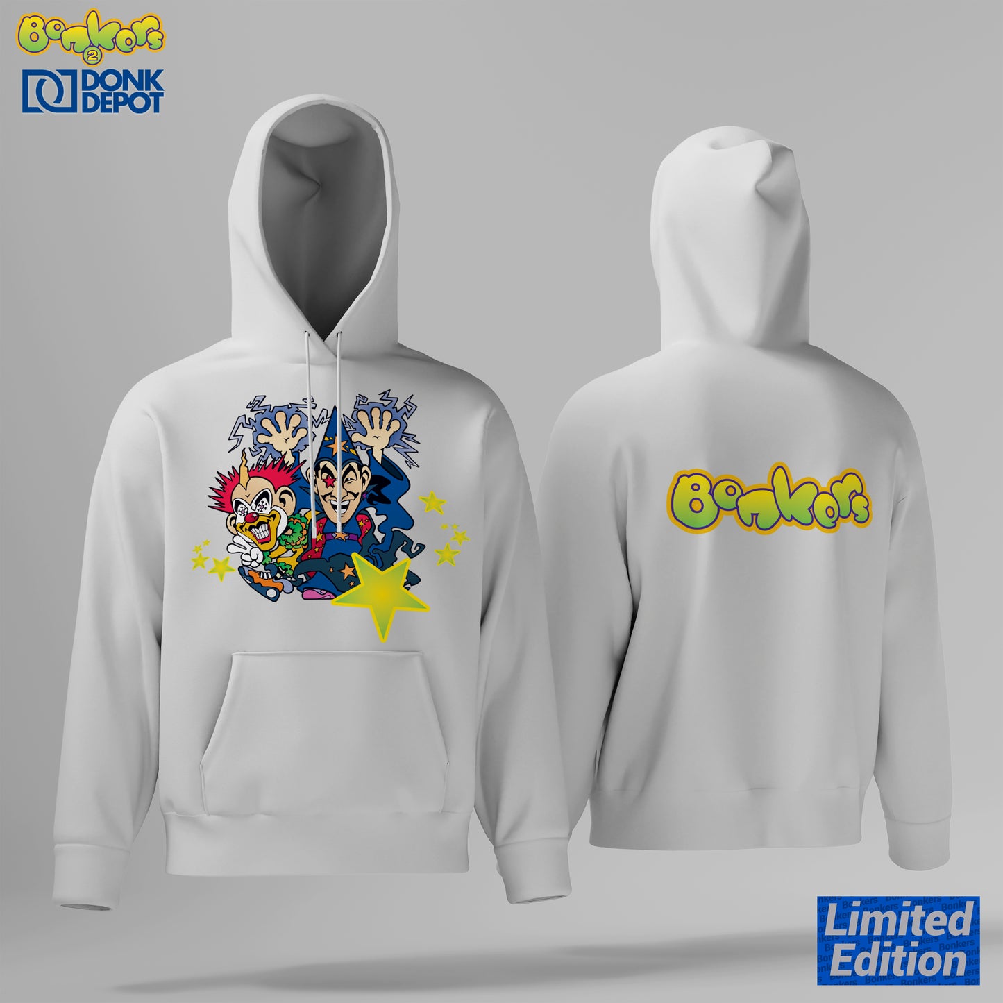 Bonkers 2 Limited Edition Hoodie (White)