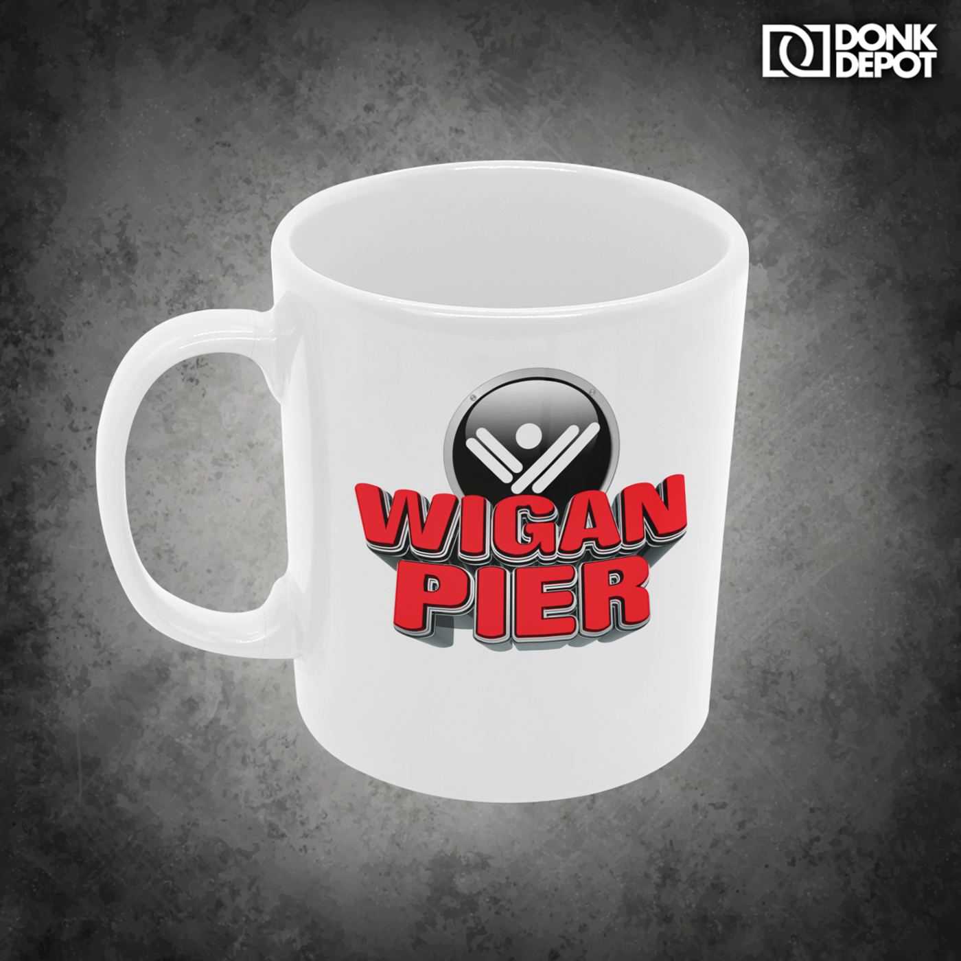 Wigan Pier mug (white)
