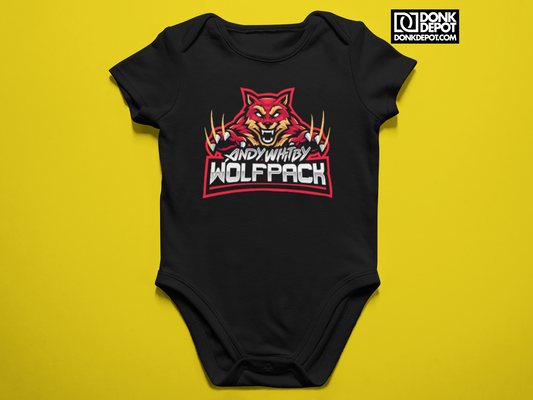 Wolfpack - Baby Body Suit (Black-Red)