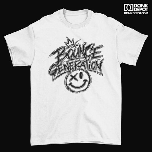 Bounce Generation Sketch T Shirt (White)
