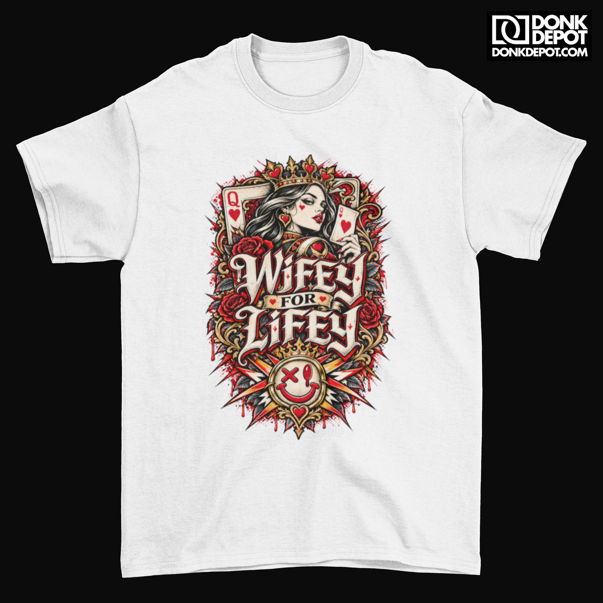 Wifey For Lifey - T-Shirt ( White)