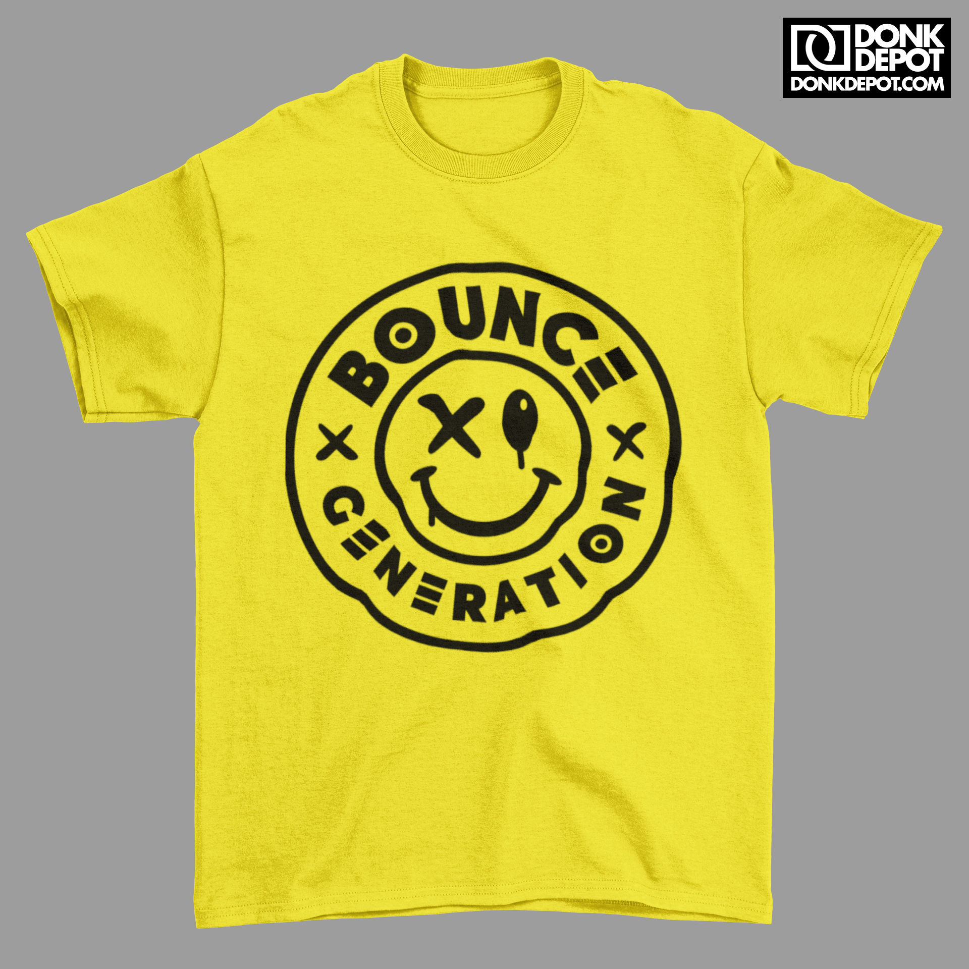 Bounce Generation T Shirt (Yellow/Black) – Donk Depot