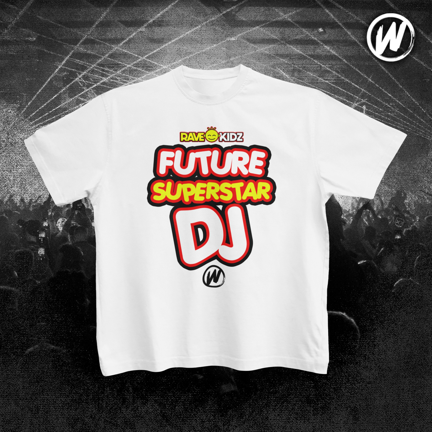 Rave Kidz - Future DJ - T-shirt (White)