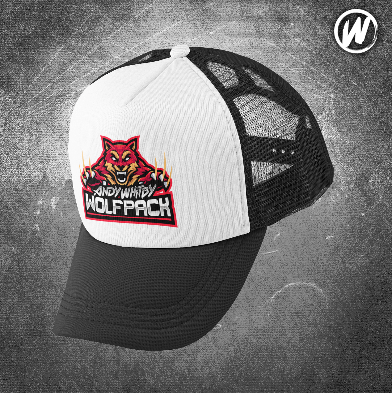 Wolfpack Trucker Cap - Red Logo