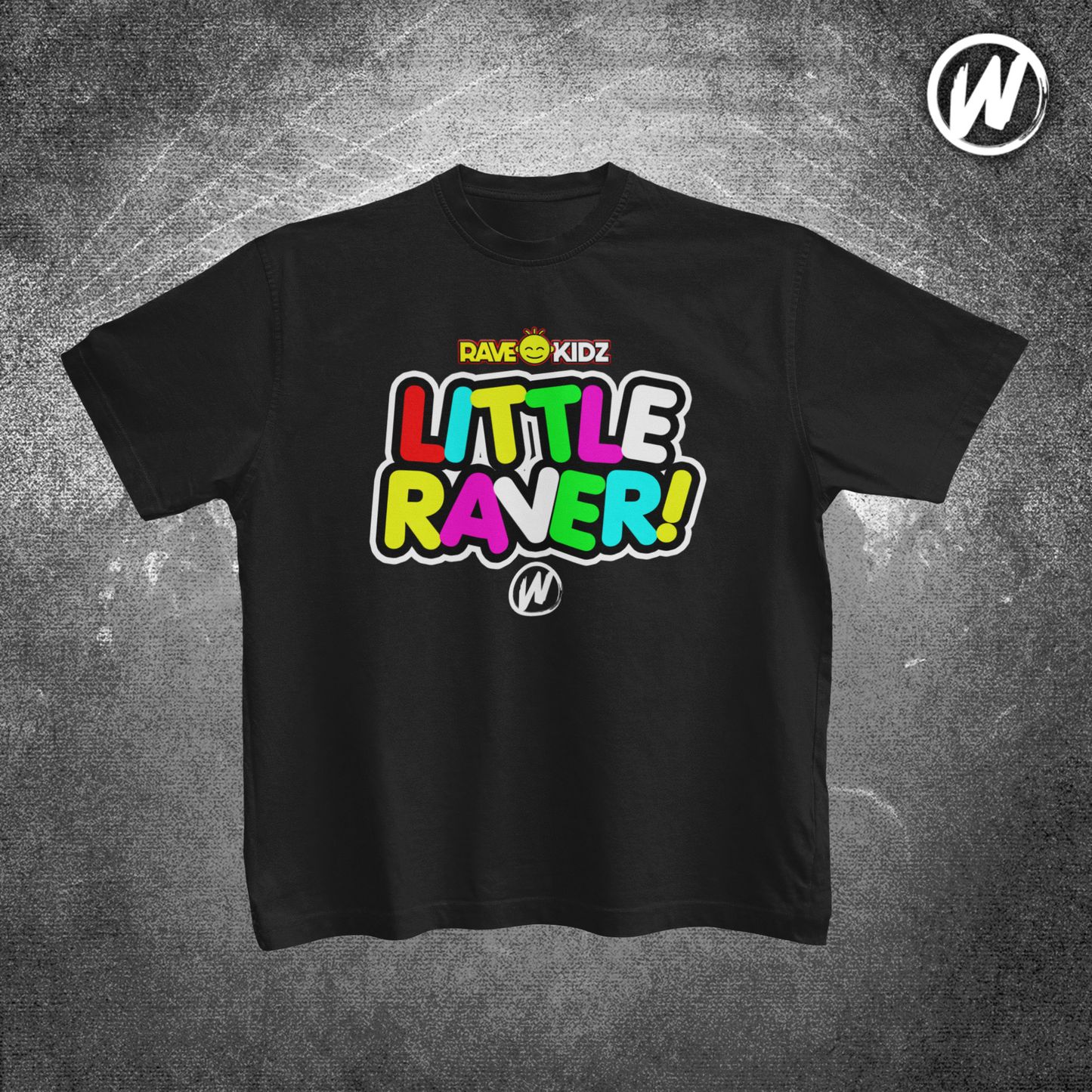 Rave Kidz - Little Raver - T-shirt (Black)