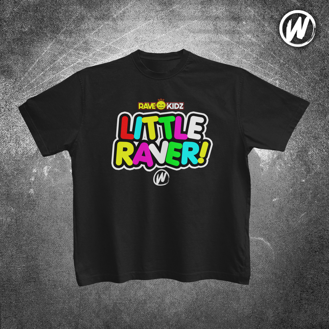 Rave Kidz - Little Raver - T-shirt (Black) – Donk Depot