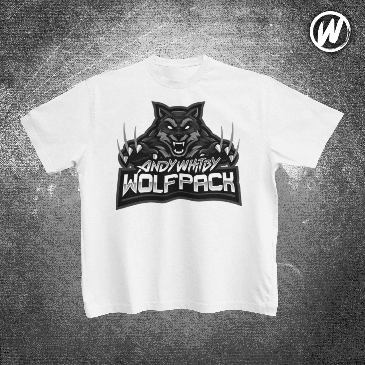 Wolfpack Black t-shirt (BLACK LOGO)